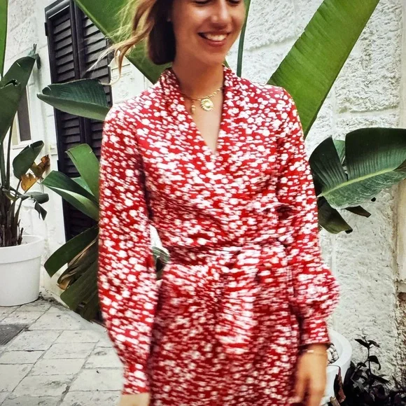 Reflection Goya Studio red dress size zero XS/M - Picture 1 of 8